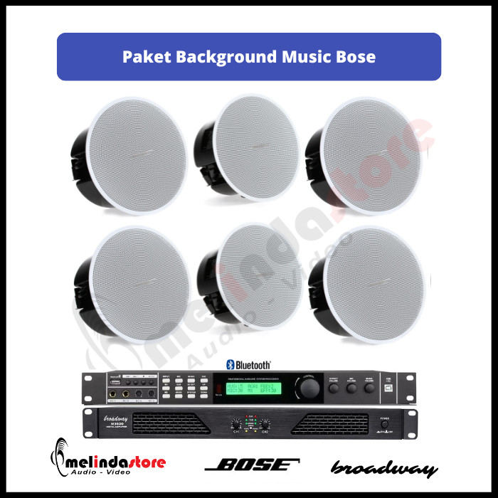 Paket Background Music Indoor Speaker Ceiling Bose C